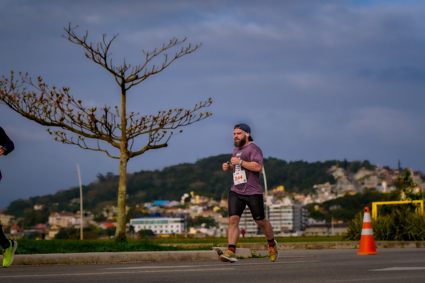 Filipe correndo em prova de rua