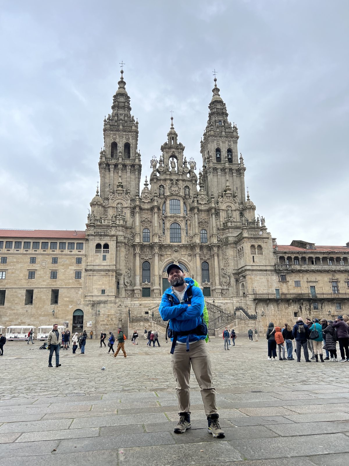 Filipe no Caminho de Santiago de Compostela